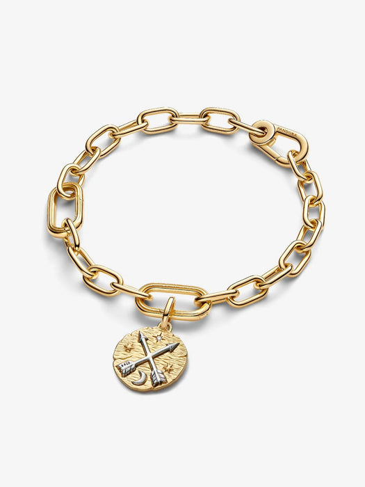 Pandora Crossing Arrows Medallion Charm