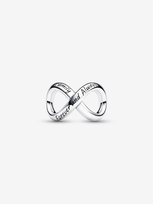 Pandora Forever & Always Infinity Charm Sterling Silver