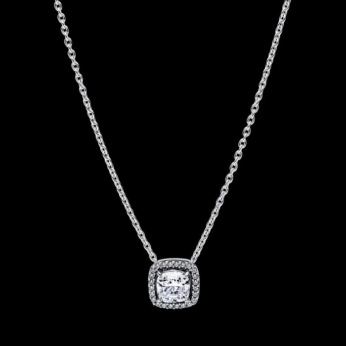 Pandora Halo Pendant Collier Necklace Sterling Silver