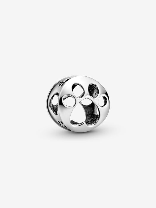 Pandora Openwork Paw Print Charm