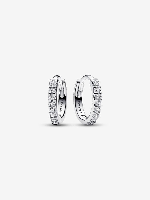Pandora Sparkling Huggie Hoop Earrings