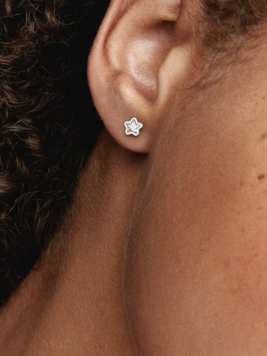 Pandora Sparkling Star Stud Earrings