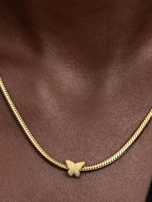 Pandora Textured Butterfly Mini Charm