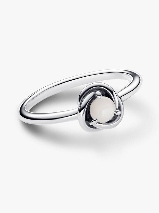 Pandora June Birthstone Eternity Circle Ring Sterling Silver
