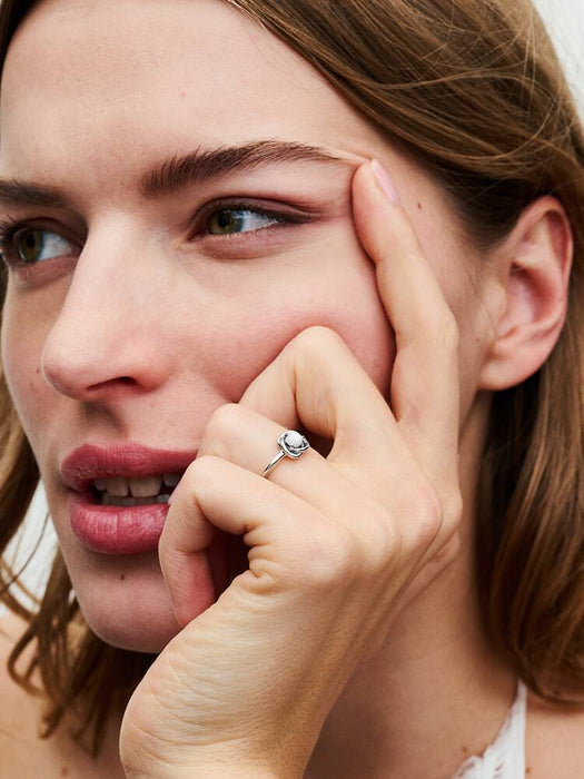 Pandora June Birthstone Eternity Circle Ring Sterling Silver