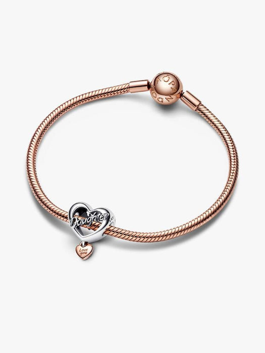 Pandora Love You Daughter Heart Charm 14k Gold Plating And Sterling Silver