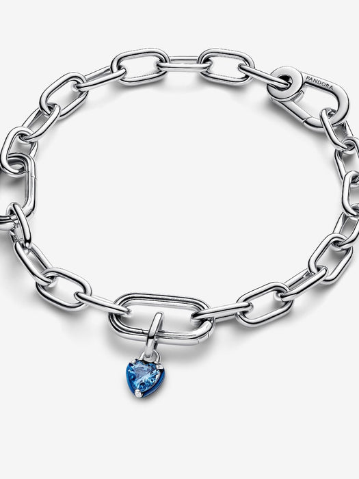 Pandora ME Blue Chakra Heart Mini Dangle Charm Sterling silver