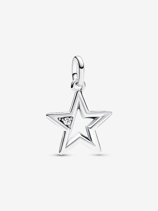 Pandora ME Sparkling Star Medallion Charm Sterling silver