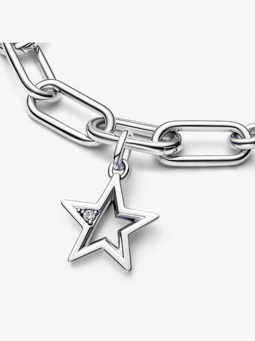 Pandora ME Sparkling Star Medallion Charm Sterling silver