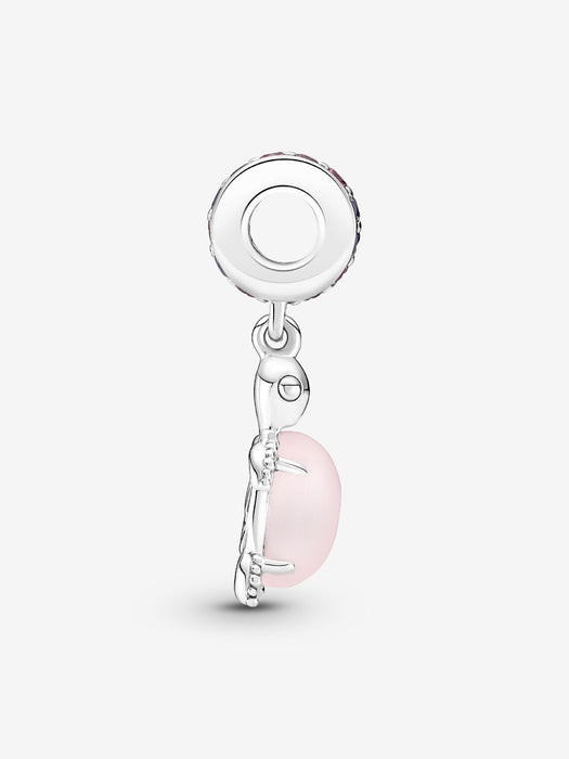 Pandora Murano Glass Pink Sea Turtle Dangle Charm Sterling Silver