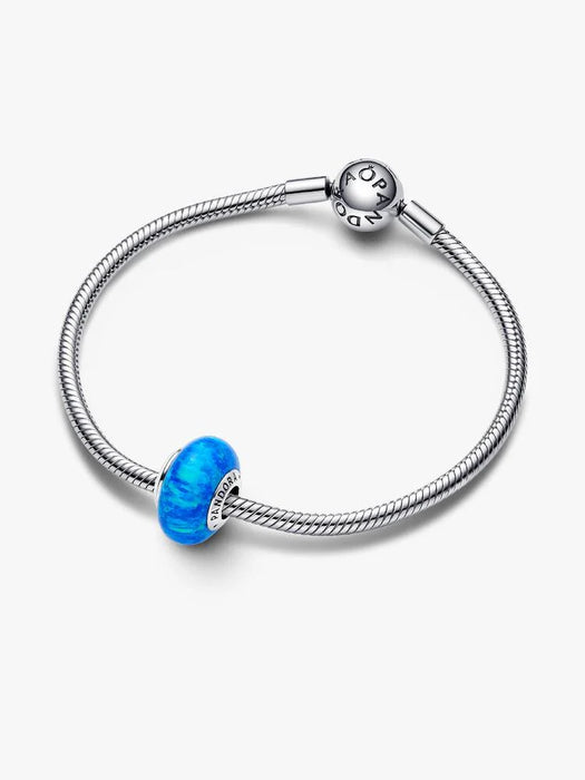 Pandora Opalescent Ocean Deep Blue Charm Sterling Silver