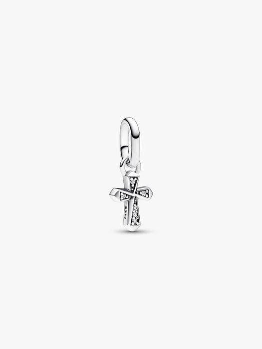 Pandora Pandora ME Sparkling Cross Mini Dangle Charm Sterling Silver
