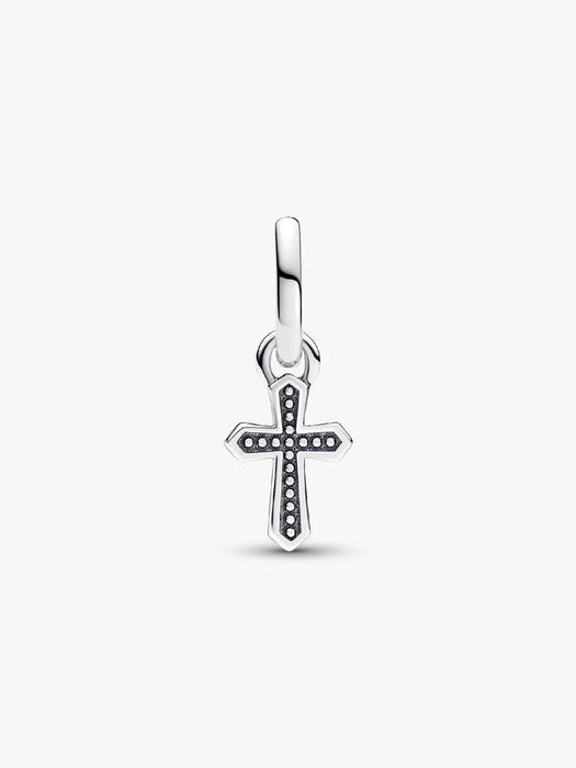 Pandora Pandora ME Sparkling Cross Mini Dangle Charm Sterling Silver