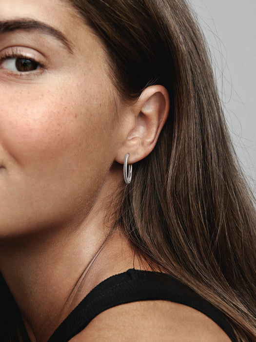 Pandora Moments Charm Hoop Earrings