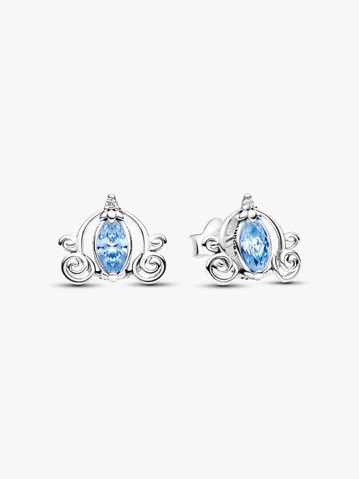 Pandora Disney Sparkling Aurora Cinderella Stud Earrings Sterling Silver