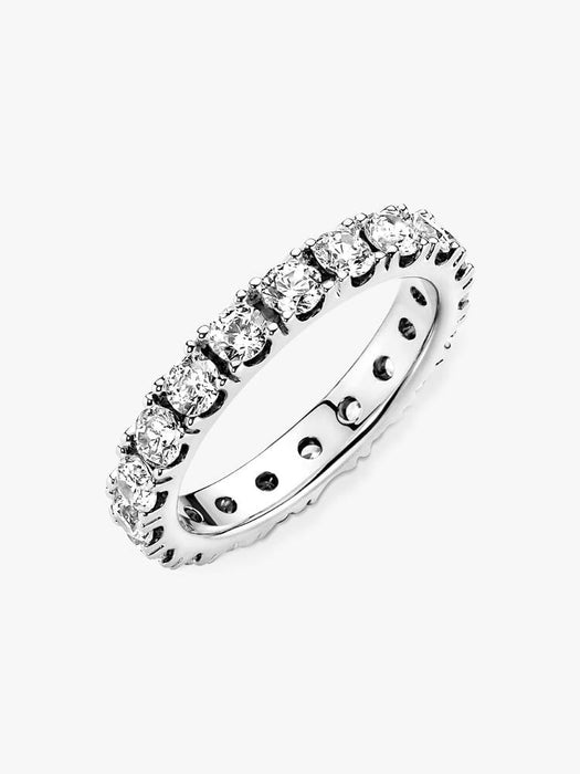 Pandora Sparkling Row Eternity Ring Sterling Silver