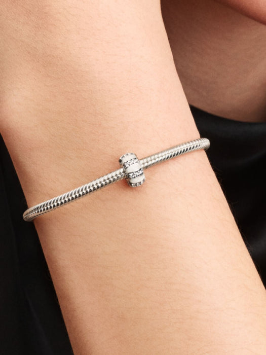 Pandora Stones & Enamel Clip Charm Sterling silver