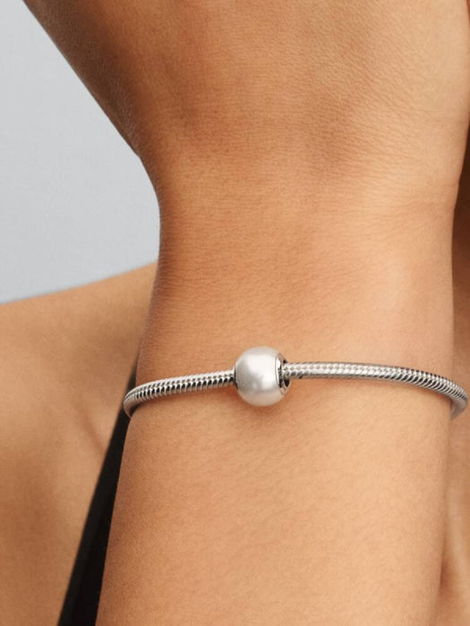 Pandora White Charm Sterling Silver