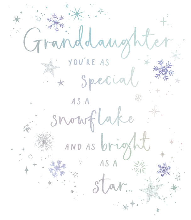 UKG 'Granddaughter You're Special' Christmas Card