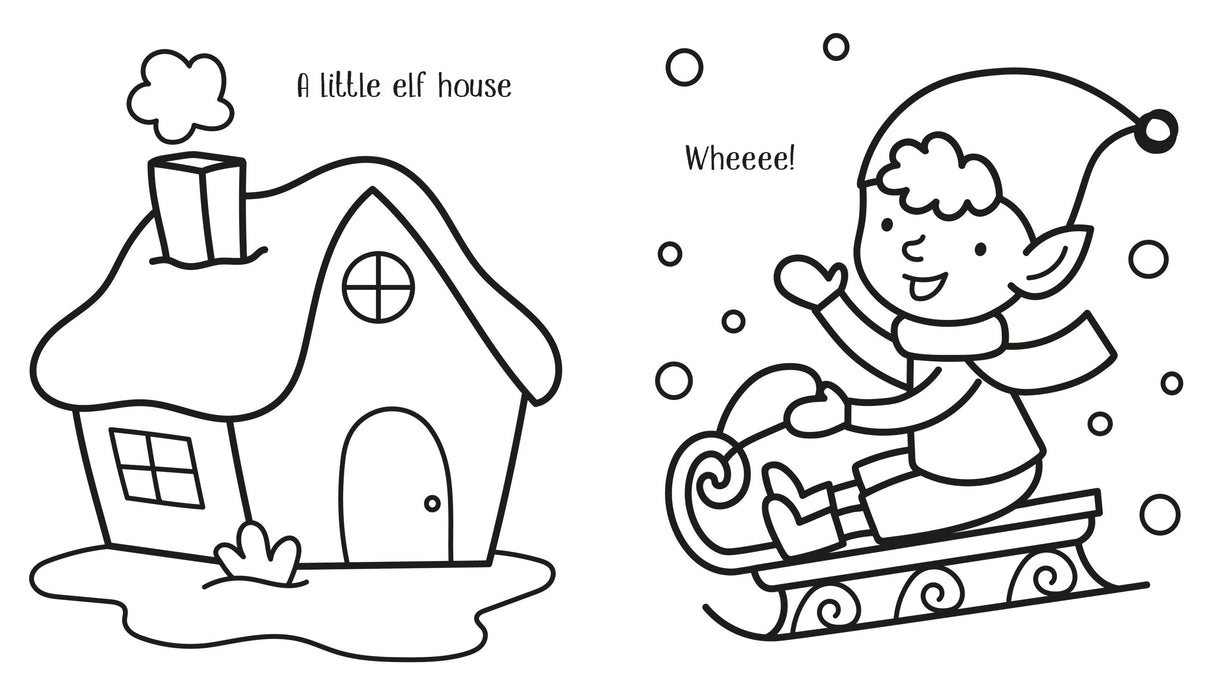 Usborne Christmas My Big Happy Christmas Colouring Book