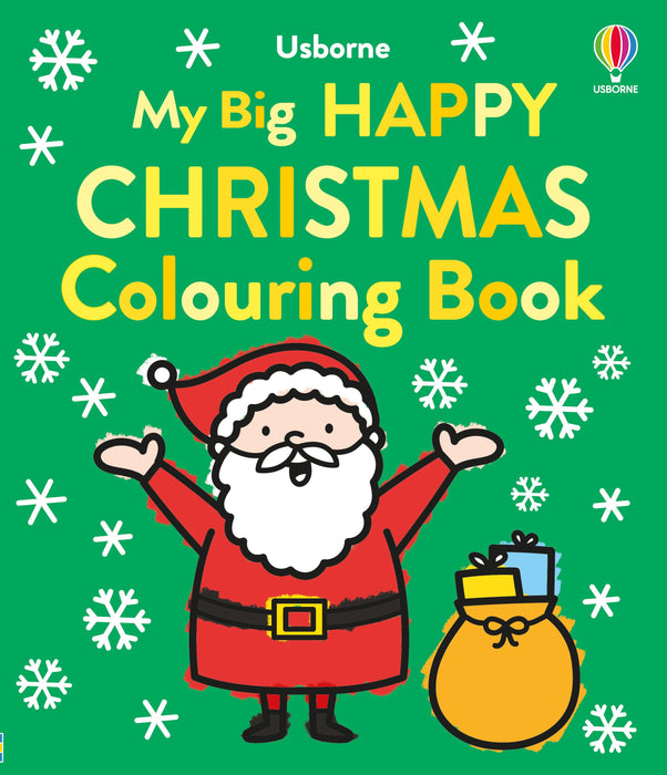 Usborne Christmas My Big Happy Christmas Colouring Book