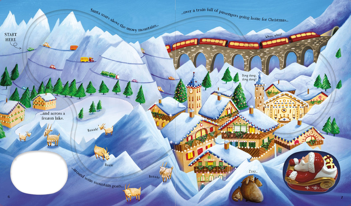 Usborne Christmas Wind-Up Santa's Sleigh