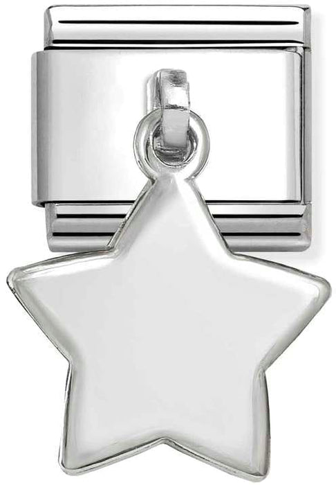 Nomination Classic Silver Plate Star Pendant Charm