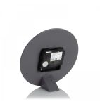Gallery Direct Mulberry Mantel Clock Graphite Silver