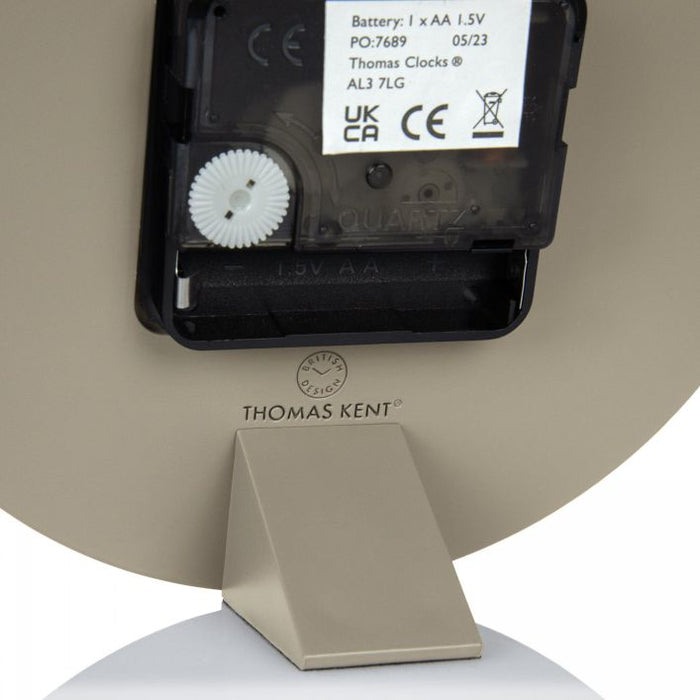 Gallery Direct Mulberry Mantel Clock Mocha