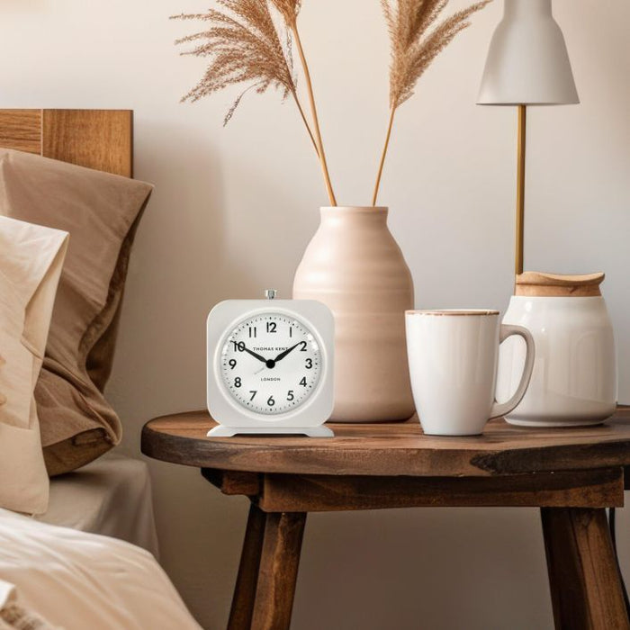 Gallery Direct Finch Alarm Clock Snowberry White