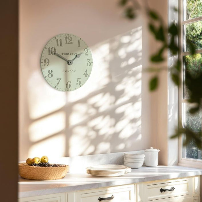 Gallery Direct Arabic Wall Clock Pearl Green