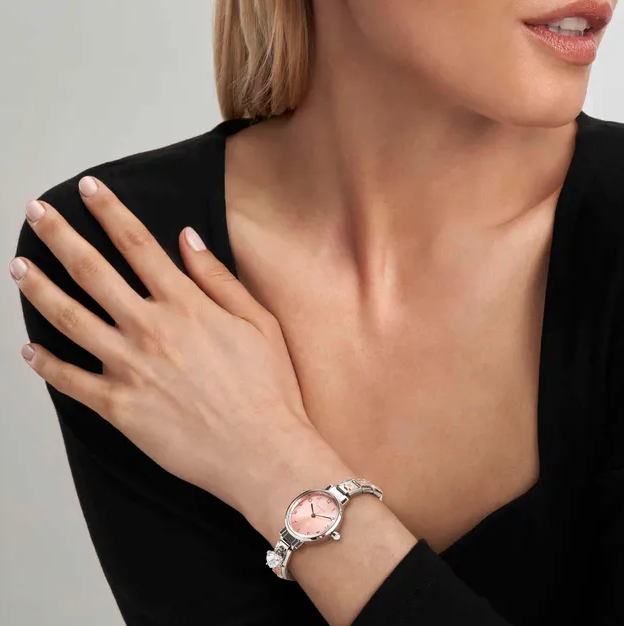 Composable Classic Paris Pink Oval Dial Sunray Watch