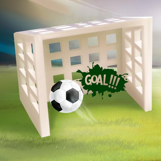Action World Football Eraser Set