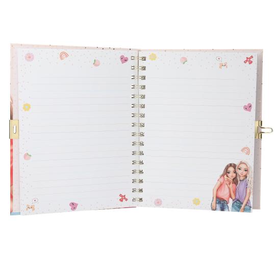 TOPModel Diary with Padlock and Bracelet