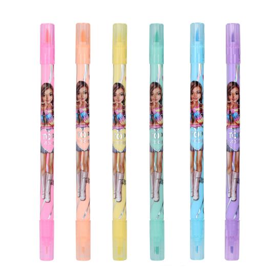 TopModel Pastel Dual-Tip Marker Pen Set