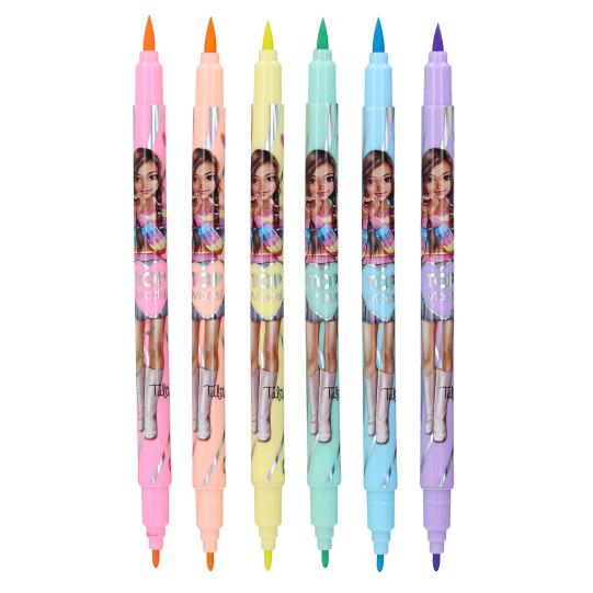 TopModel Pastel Dual-Tip Marker Pen Set