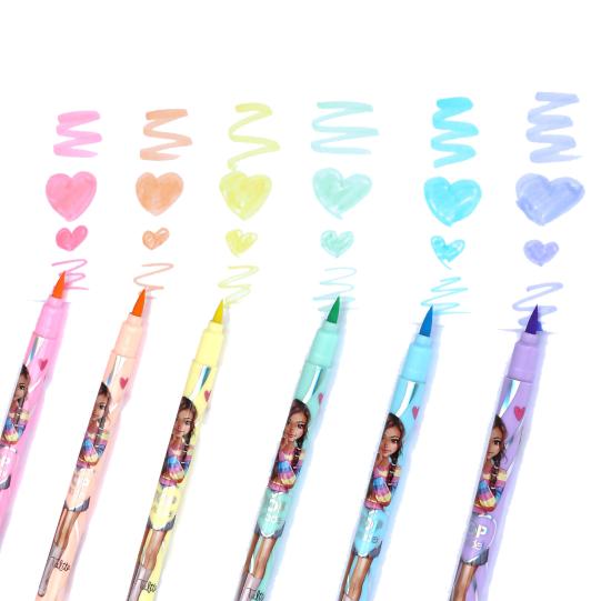 TopModel Pastel Dual-Tip Marker Pen Set