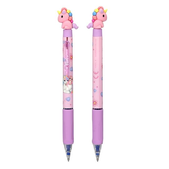 Ylvi Erasable Gel Pen with Unicorn Topper