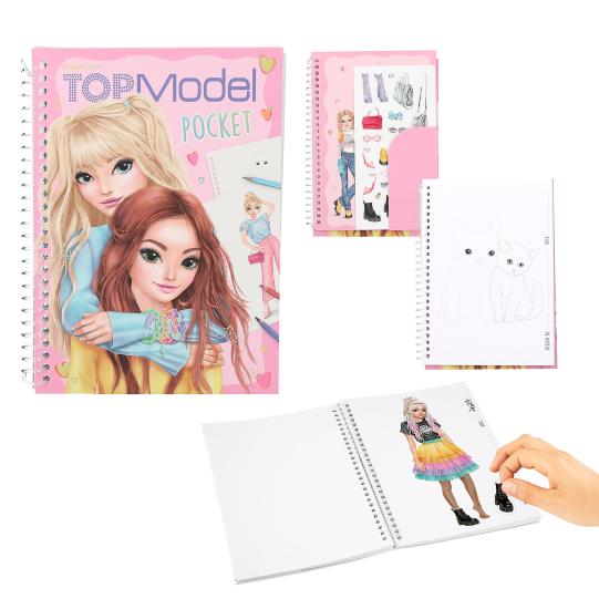 Top Model Pocket Colouring Book