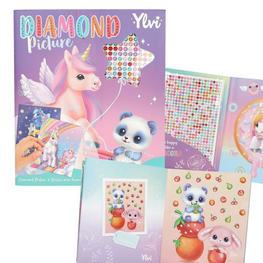 TOPModel Ylvi Create Your Diamond Picture Sticker Book