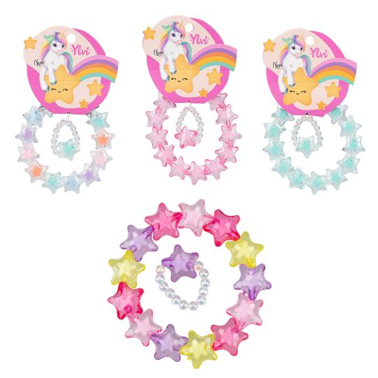 Ylvi Star Bracelet and Ring Set