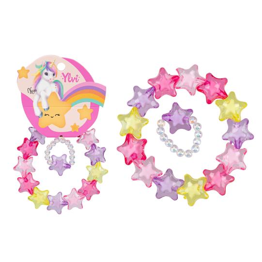 Ylvi Star Bracelet and Ring Set