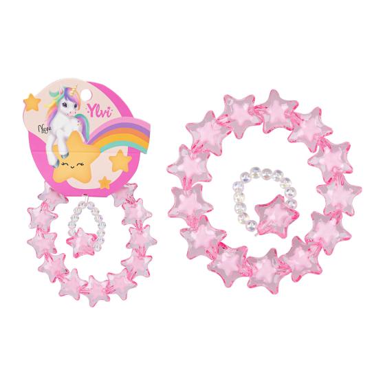 Ylvi Star Bracelet and Ring Set