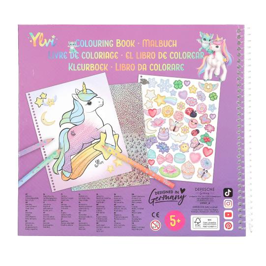 Ylvi Lucky Dragon Colouring Book