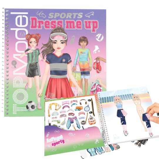 TopModel Dress Me Up Stickerbook Sport