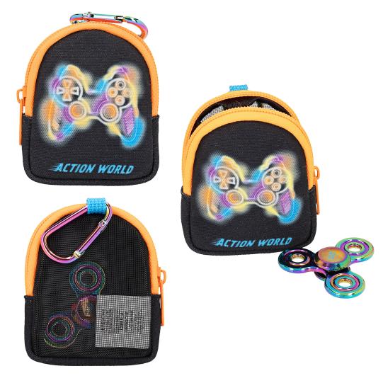 Adventure World Backpack with Fidget Spinner