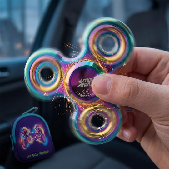 Adventure World Backpack with Fidget Spinner