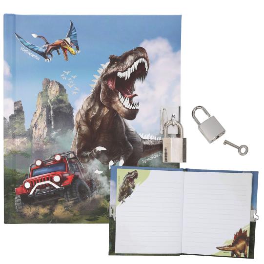 Dino World Diary With Padlock