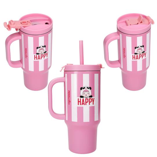 Lolli Riot Penfection To Go Cup with Straw - Happy