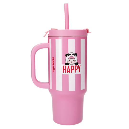 Lolli Riot Penfection To Go Cup with Straw - Happy